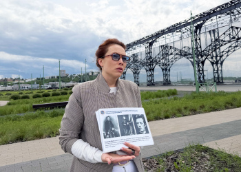 Фото 2 к новости Юные нижегородцы измерили высоту реплики Шуховской башни и познакомились с метрологией в День защиты детей
