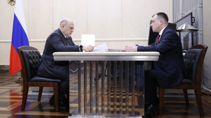 Встреча Председателя Правительства Российской Федерации Михаила Мишустина с руководителем Росстандарта Антоном Шалаевым